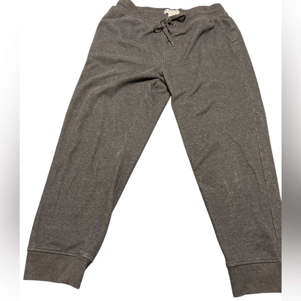 Orvis Gray Ribbed Jogger Pants